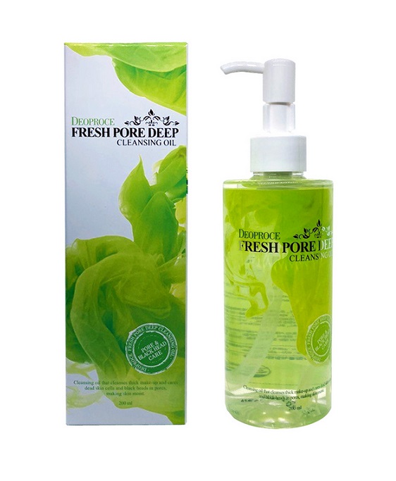 DEOPROCE Cleansing Oil Fresh Pore Deep Гидрофильное масло для глубокого очищения пор 200 мл 1 DEOPROCE Cleansing Oil Fresh Pore Deep Гидрофильное масло для глубокого очищения пор 200 мл 1