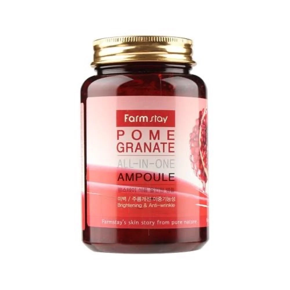 FarmStay Pomegranate All-In-One Ampoule Ампульная сыворотка для лица с экстрактом граната 250 мл 1 FarmStay Pomegranate All-In-One Ampoule Ампульная сыворотка для лица с экстрактом граната 250 мл 1
