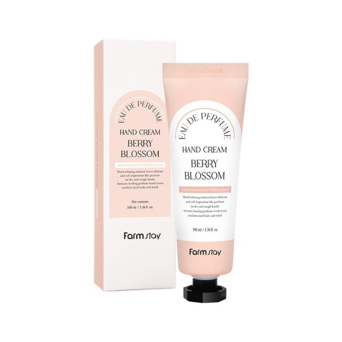 FarmStay EAU DE Perfume Hand Cream Berry Blossom Парфюмированный крем для рук с экстрактами ягод 100 мл 1 FarmStay EAU DE Perfume Hand Cream Berry Blossom Парфюмированный крем для рук с экстрактами ягод 100 мл 1