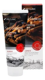 3W Clinic Red Ginseng Cleansing Foam Пенка для умывания с женьшенем 100 мл 2