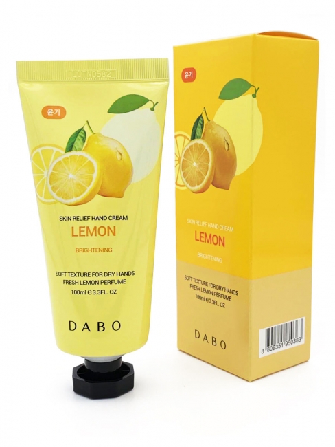 DABO Skin Relief Hand Cream Lemon Крем для рук с экстрактом лимона 100 мл 1 DABO Skin Relief Hand Cream Lemon Крем для рук с экстрактом лимона 100 мл 1