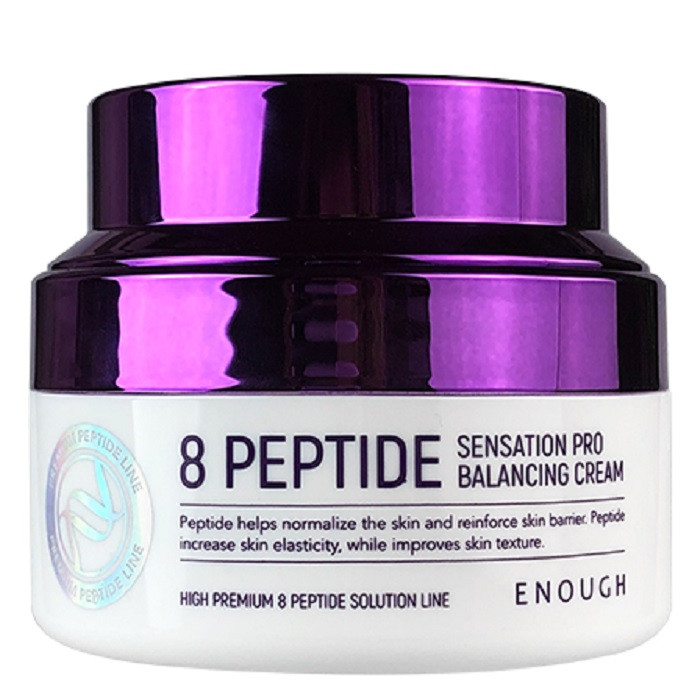Enough 8 Peptide Sensation Pro Balancing Cream Крем для лица с пептидным комплексом 50 мл 1 Enough 8 Peptide Sensation Pro Balancing Cream Крем для лица с пептидным комплексом 50 мл 1