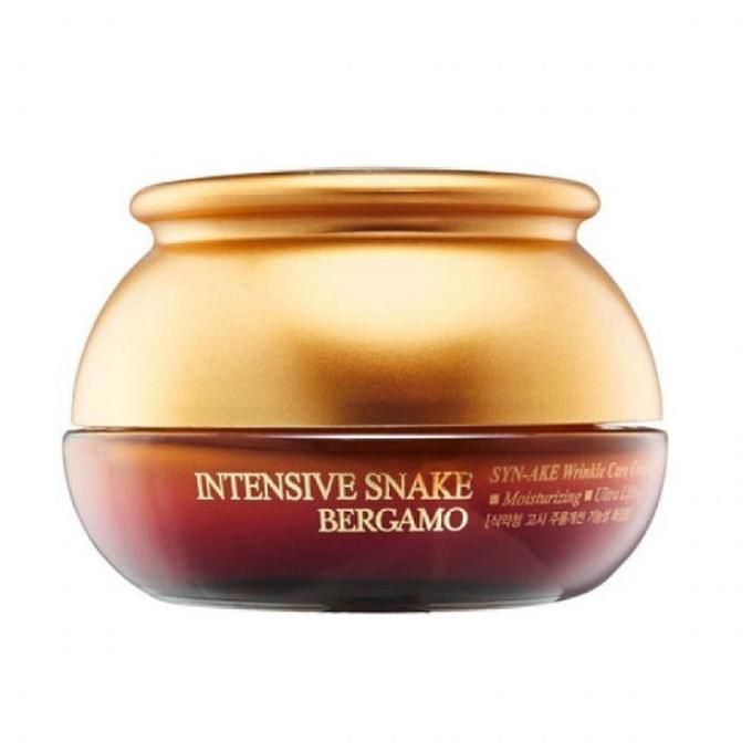 Bergamo Intensive Snake Syn-Ake Wrinkle Care Cream Антивозрастной крем для лица с экстрактом змеиного яда 50мл 1 Bergamo Intensive Snake Syn-Ake Wrinkle Care Cream Антивозрастной крем для лица с экстрактом змеиного яда 50мл 1