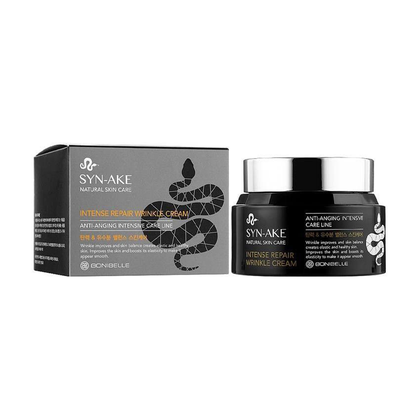 Enough Bonibelle Syn-Ake Intense Repair Wrinkle Антивозрастной крем с пептидом змеиного яда 80мл 1 Enough Bonibelle Syn-Ake Intense Repair Wrinkle Антивозрастной крем с пептидом змеиного яда 80мл 1