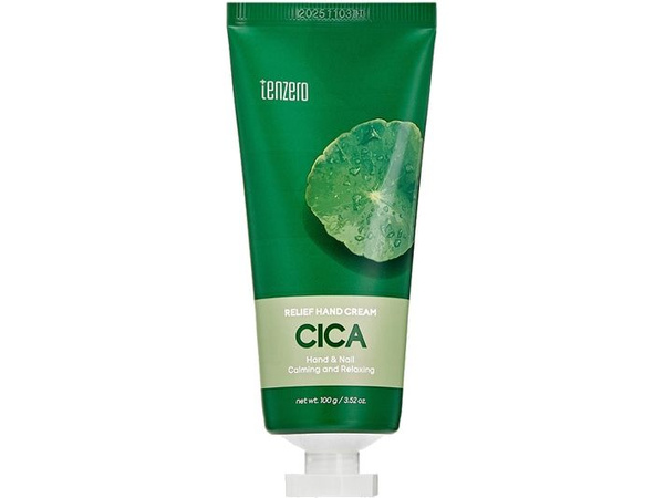 TENZERO Relief Hand Cream Cica Крем для рук с экстрактом центеллы азиатской 100 мл 1 TENZERO Relief Hand Cream Cica Крем для рук с экстрактом центеллы азиатской 100 мл 1