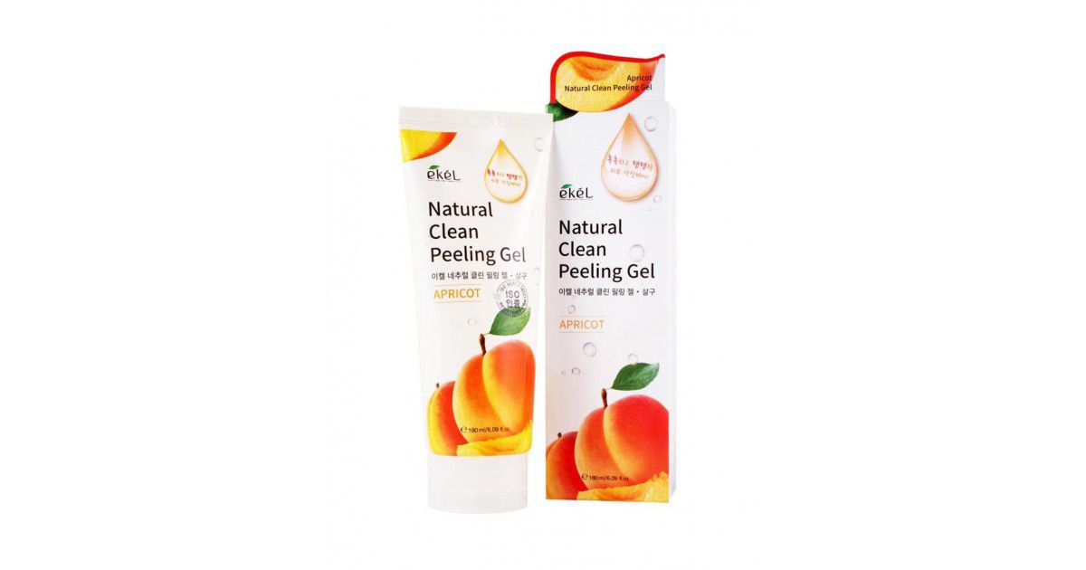 Ekel Natural Clean Peeling Gel Apricot Пилинг-скатка с экстрактом абрикоса 180 мл 1 Ekel Natural Clean Peeling Gel Apricot Пилинг-скатка с экстрактом абрикоса 180 мл 1