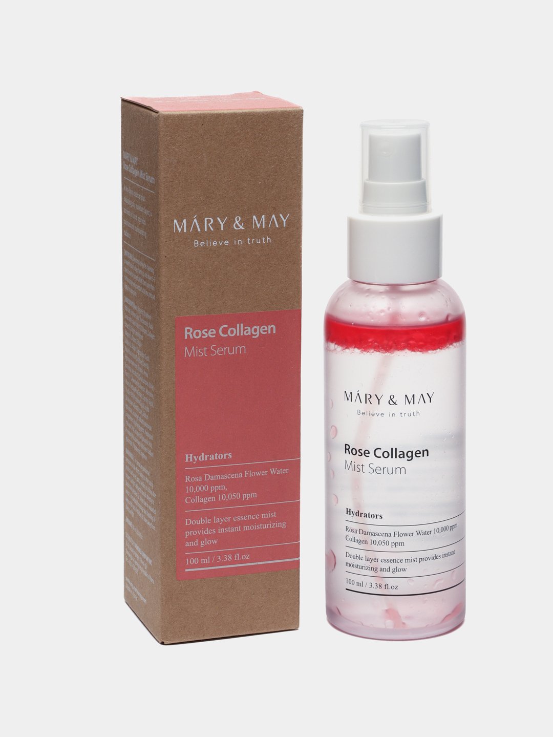 Mary&May Rose Collagen Mist Serum Мист-сыворотка с экстрактом розы и коллагеном 100мл 1 Mary&May Rose Collagen Mist Serum Мист-сыворотка с экстрактом розы и коллагеном 100мл 1