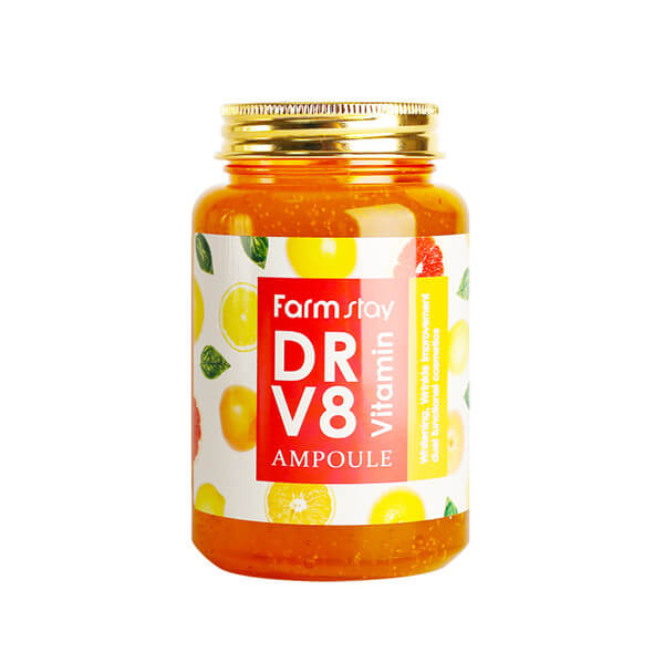 Farmstay DR.V8 Vitamin Ampoule Многофункциональная витаминная сыворотка для лица 250 мл 1 Farmstay DR.V8 Vitamin Ampoule Многофункциональная витаминная сыворотка для лица 250 мл 1
