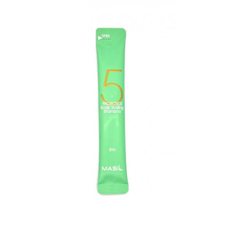 Masil 5 Probiotics Scalp Scaling Shampoo Глубокоочищающий шампунь с пробиотиками саше 8мл 1