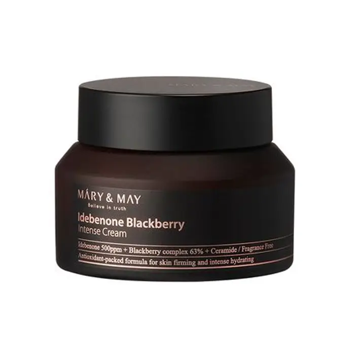 Mary&May Idebenone Blackberry Intense Cream Крем для лица антивозрастной с ежевичным комплексом 70мл 1 Mary&May Idebenone Blackberry Intense Cream Крем для лица антивозрастной с ежевичным комплексом 70мл 1