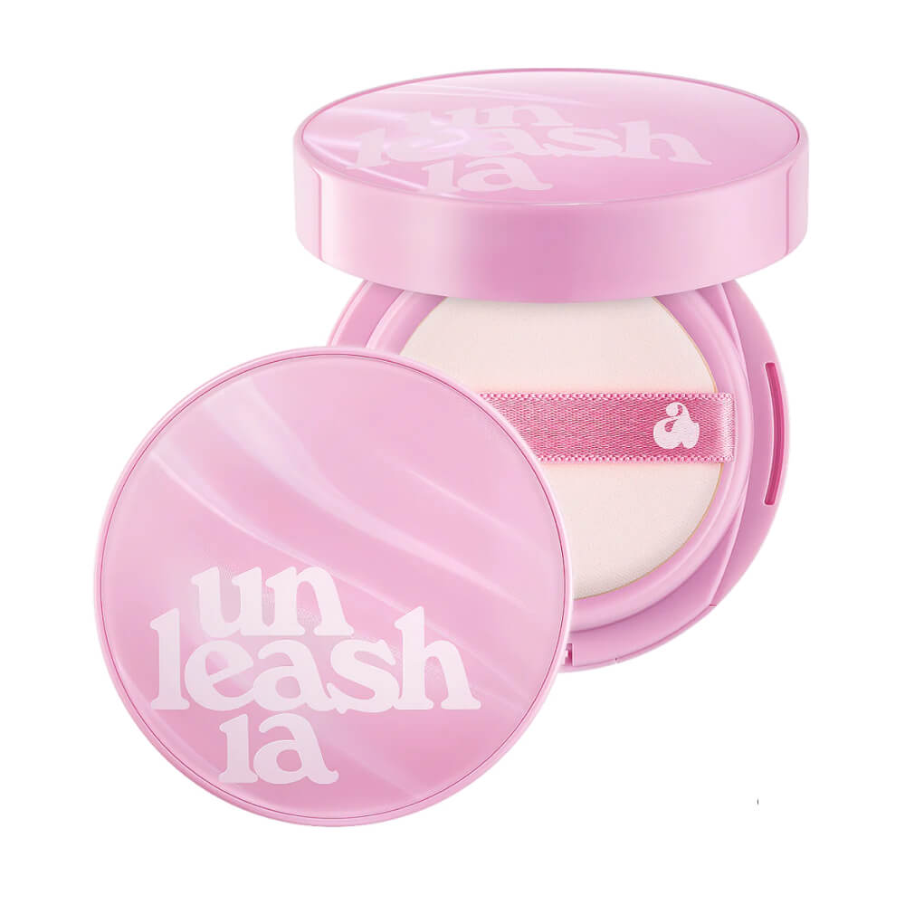Unleashia Don't Touch Glass Pink Cushion SPF50+ PA++ 23W With Care Кушон для лица с сияющим финишем 1 Unleashia Don't Touch Glass Pink Cushion SPF50+ PA++ 23W With Care Кушон для лица с сияющим финишем 1