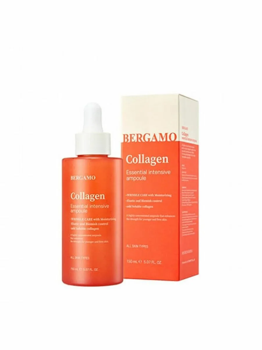 Bergamo Collagen Essential Intensive Ampoule ампульная сыворотка с коллагеном 150мл 1 Bergamo Collagen Essential Intensive Ampoule ампульная сыворотка с коллагеном 150мл 1