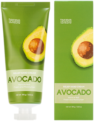 TENZERO Relief Hand Cream Avocado Крем для рук с экстрактом авокадо 100 мл 1 TENZERO Relief Hand Cream Avocado Крем для рук с экстрактом авокадо 100 мл 1
