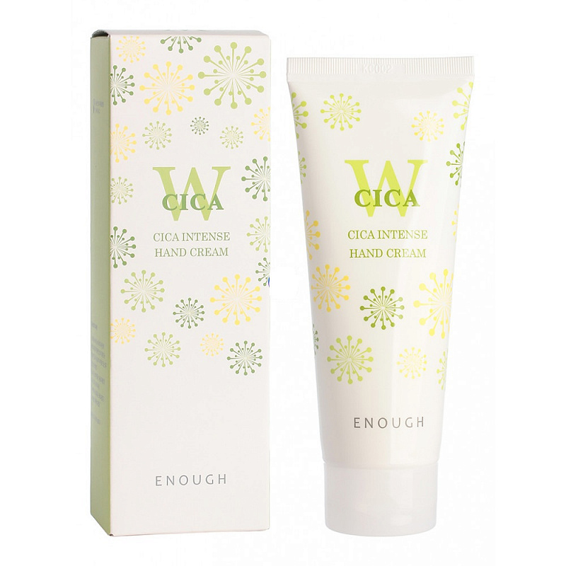 Enough W Cica Intense Hand Cream Крем для рук с экстрактом центелллы 100мл 1 Enough W Cica Intense Hand Cream Крем для рук с экстрактом центелллы 100мл 1