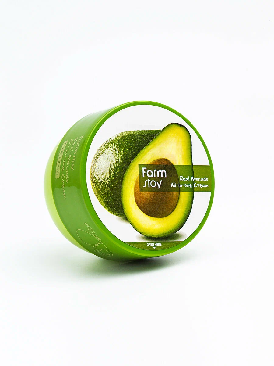 FarmStay Real Avocado All-In-One Cream Многофункциональный крем для тела с маслом авокадо 300 мл 1 FarmStay Real Avocado All-In-One Cream Многофункциональный крем для тела с маслом авокадо 300 мл 1