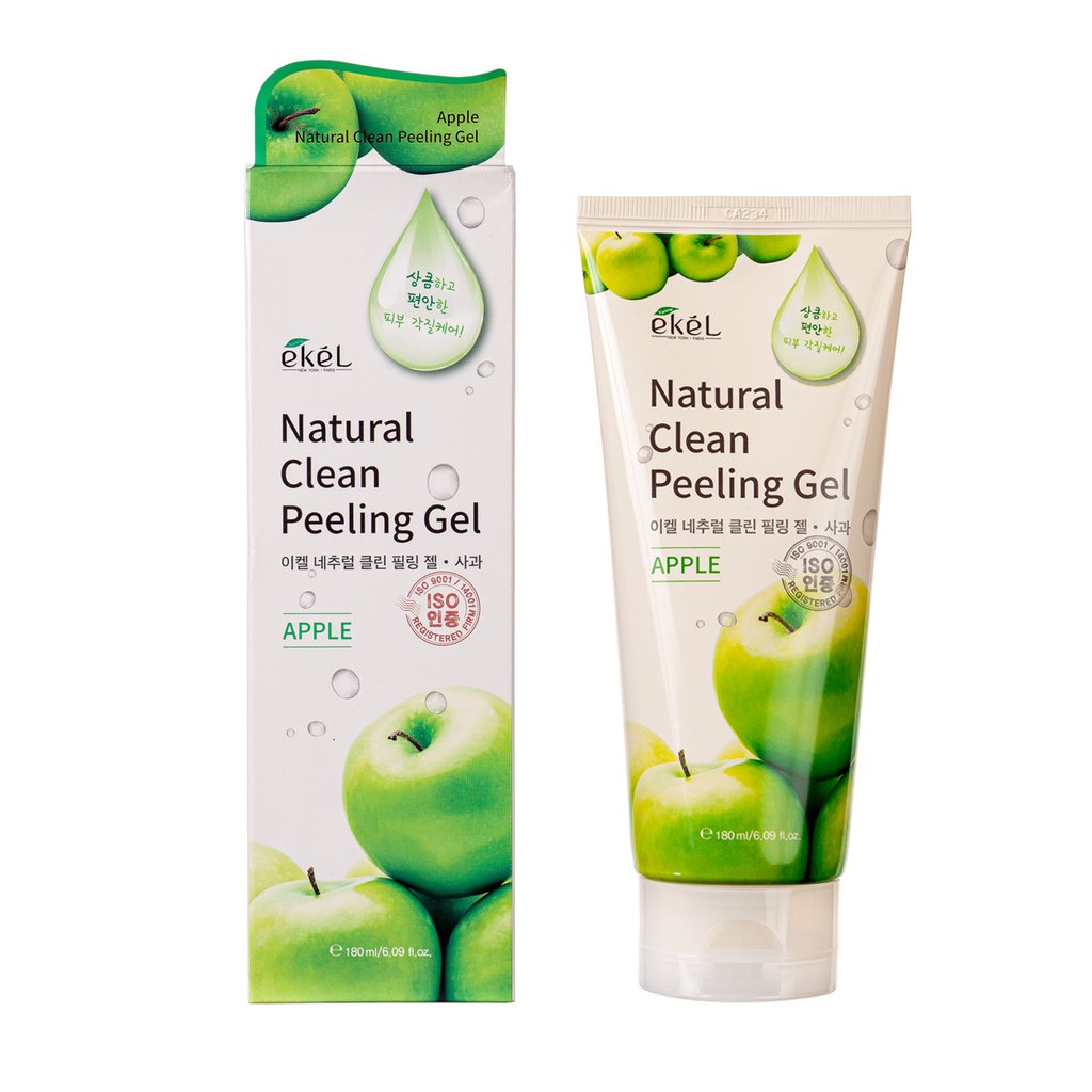 Ekel Natural Clean peeling gel Apple Пилинг-скатка с экстрактом зеленого яблока 180 мл 1 Ekel Natural Clean peeling gel Apple Пилинг-скатка с экстрактом зеленого яблока 180 мл 1