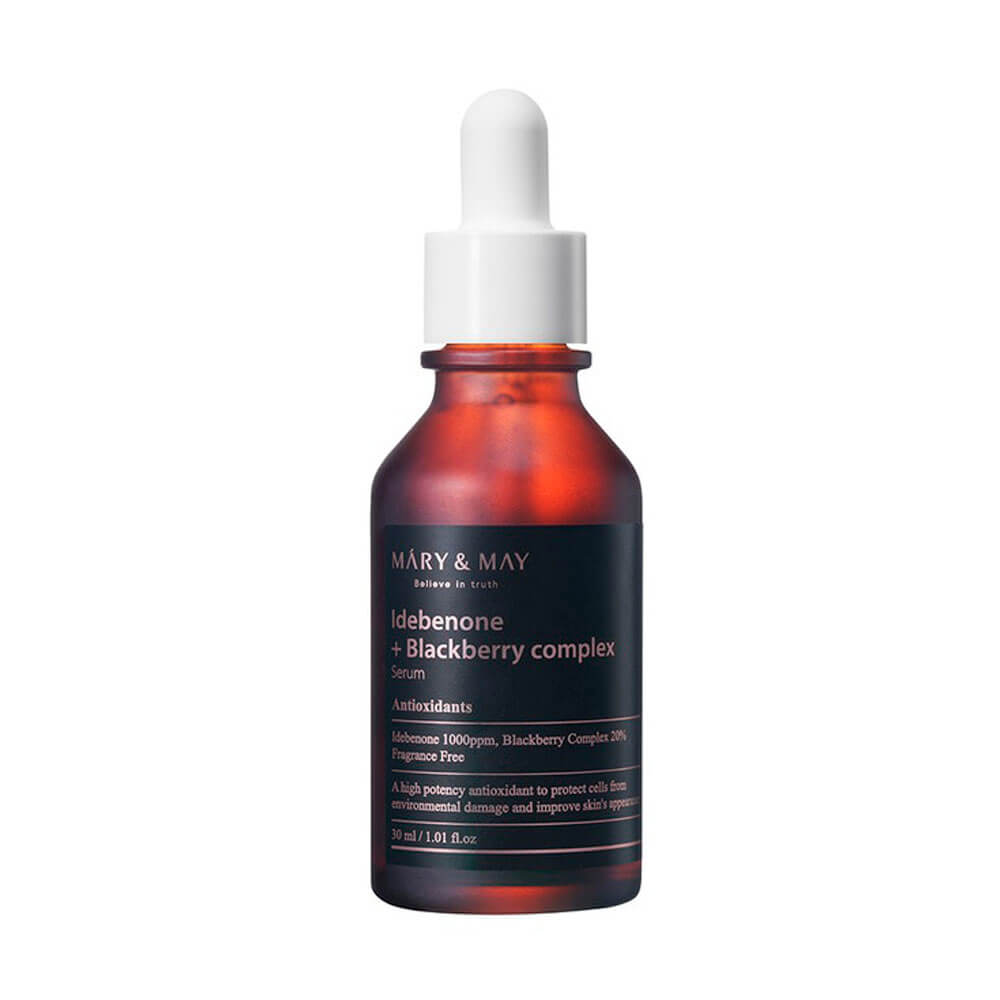Mary&May Idebenone + Blackberry Complex Serum Антиоксидантная сыворотка для лица с комплексом ягод 30мл 1 Mary&May Idebenone + Blackberry Complex Serum Антиоксидантная сыворотка для лица с комплексом ягод 30мл 1