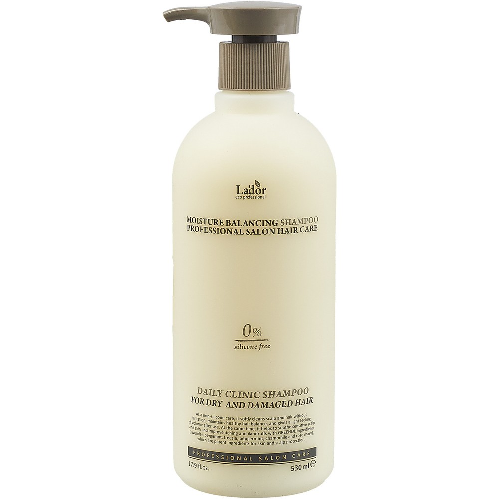 Lador Moisture Balancing Shampoo Увлажняющий бессиликоновый шампунь 530 мл 1 Lador Moisture Balancing Shampoo Увлажняющий бессиликоновый шампунь 530 мл 1