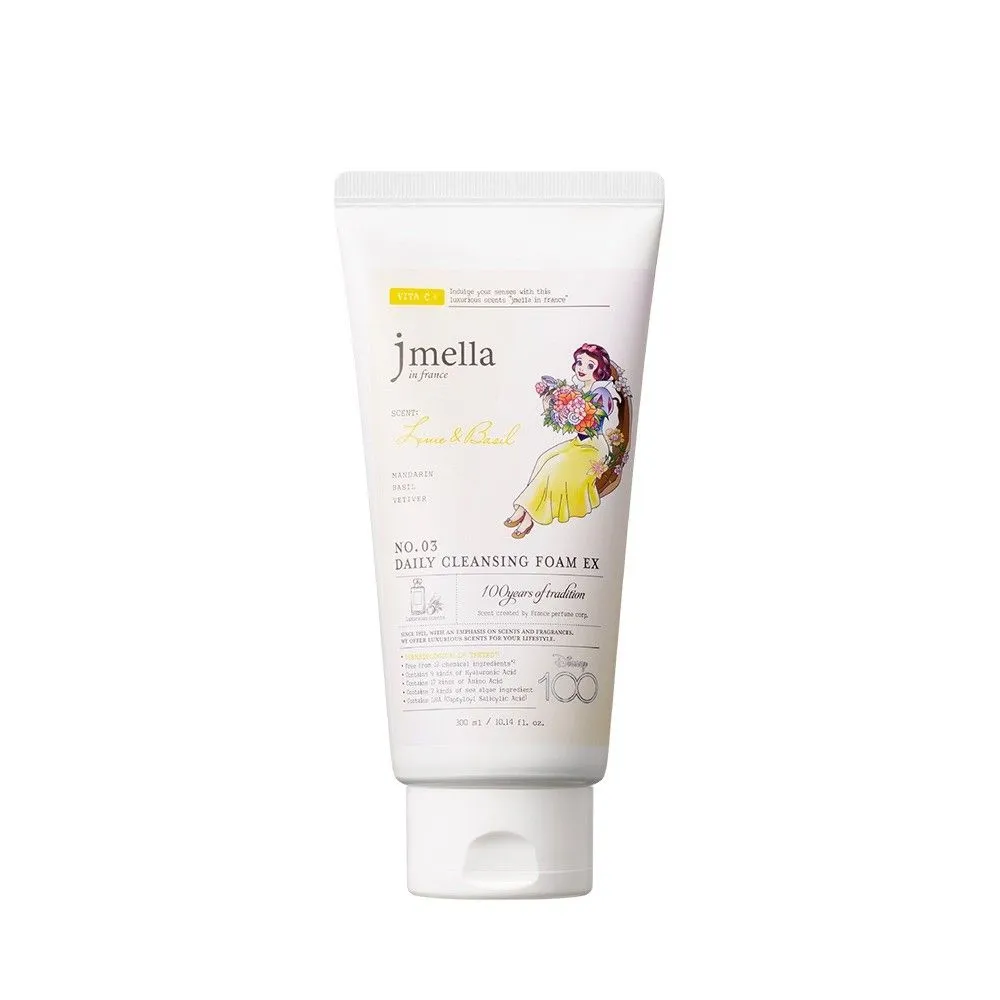 JMELLA IN FRANCE LIME & BASIL DAILY CLEANSING FOAM 03 Парфюмированная очищающая пенка для лица 300 мл 1 JMELLA IN FRANCE LIME & BASIL DAILY CLEANSING FOAM 03 Парфюмированная очищающая пенка для лица 300 мл 1