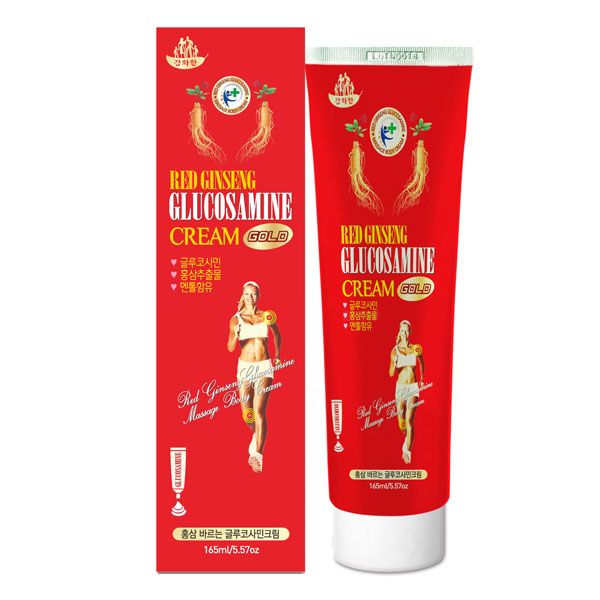 DAEJEON Red Ginseng Glucosamine Cream Gold Крем для тела массажный с красным женьшенем 165 мл 1 DAEJEON Red Ginseng Glucosamine Cream Gold Крем для тела массажный с красным женьшенем 165 мл 1