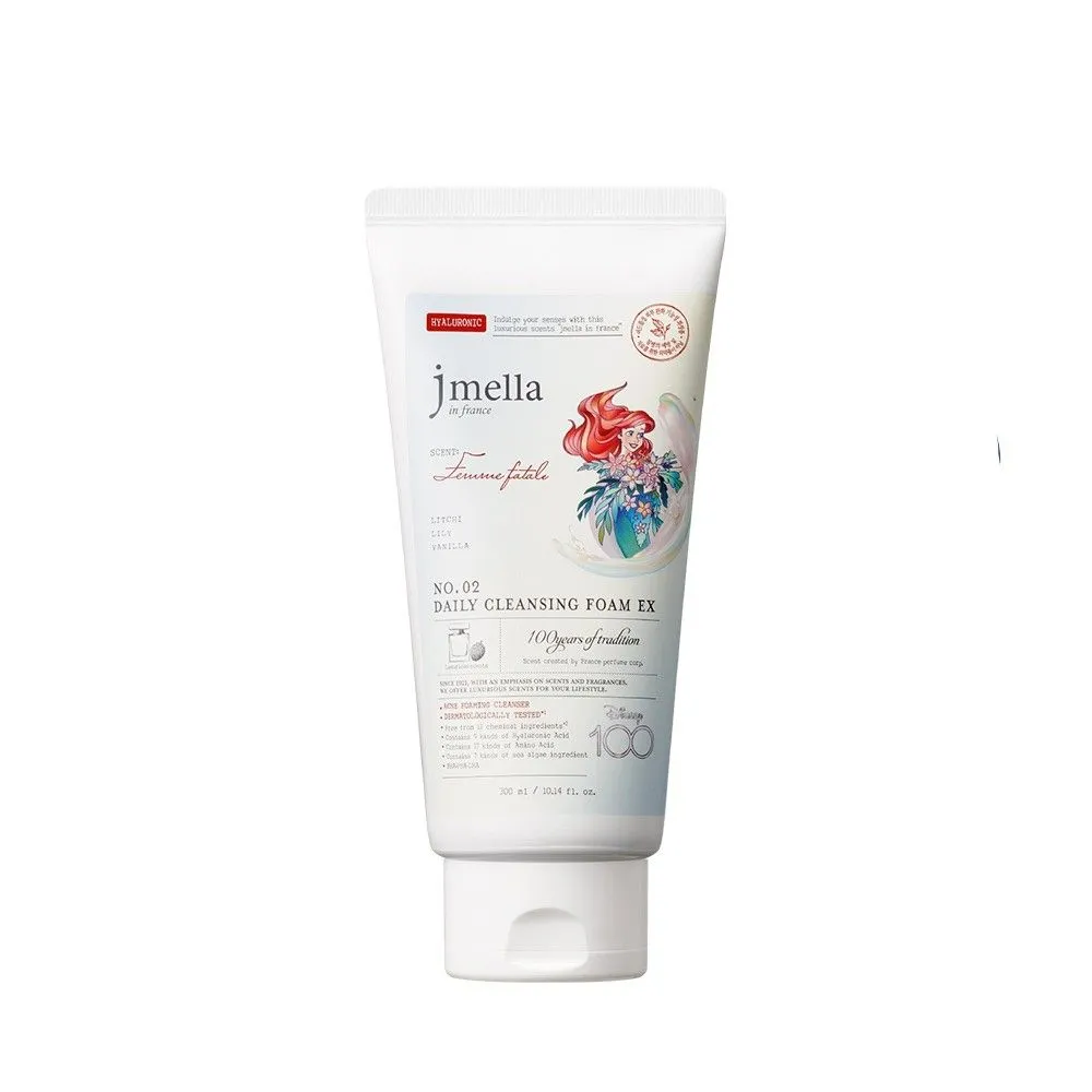 JMELLA IN FRANCE FEMME FATALE DAILY CLEANSING FOAM 02 Парфюмированная очищающая пенка для лица 300 мл 1 JMELLA IN FRANCE FEMME FATALE DAILY CLEANSING FOAM 02 Парфюмированная очищающая пенка для лица 300 мл 1