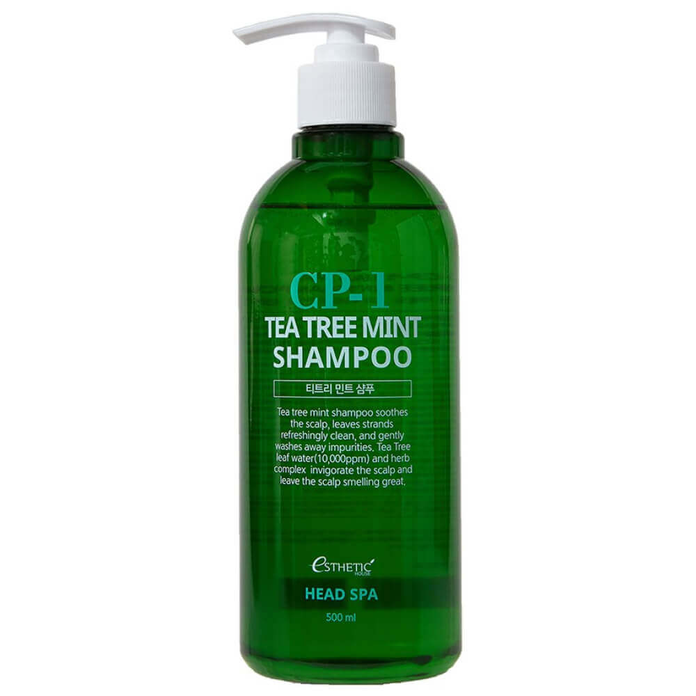 ESTHETIC HOUSE CP-1 Tea Tree Mint Shampoo Освежающий SPA-шампунь для кожи головы 500 мл 1 ESTHETIC HOUSE CP-1 Tea Tree Mint Shampoo Освежающий SPA-шампунь для кожи головы 500 мл 1