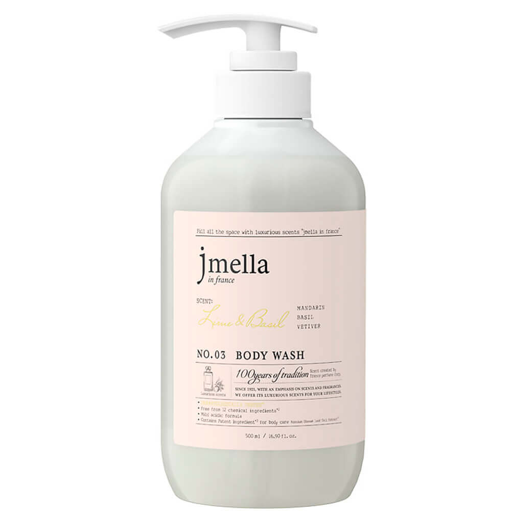 Jmella In France Lime & Basil Body Wash 03 Парфюмированный гель для душа 1000 мл 1 Jmella In France Lime & Basil Body Wash 03 Парфюмированный гель для душа 1000 мл 1