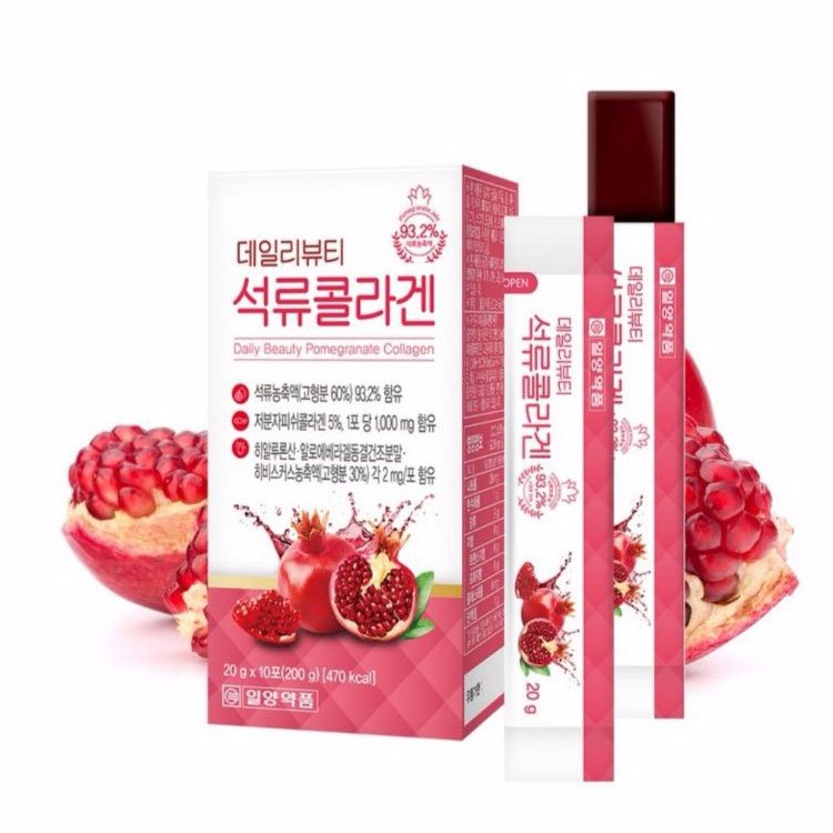 IL-YANG PHARM DAILY BEAUTY POMEGRANATE COLLAGEN Коллагеновое желе со вкусом граната (20г*10шт) 1 IL-YANG PHARM DAILY BEAUTY POMEGRANATE COLLAGEN Коллагеновое желе со вкусом граната (20г*10шт) 1