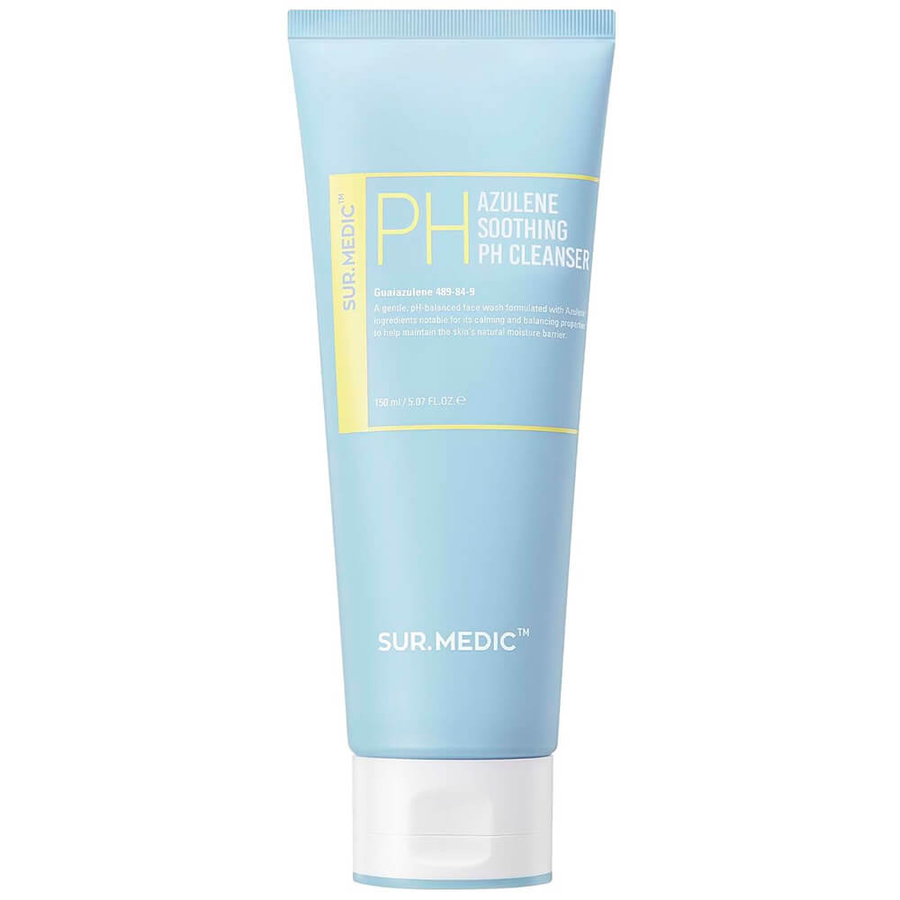 SUR.MEDIC+ Azulene Soothing pH Cleanser Успокаивающий гель для умывания с азуленом и церамидами 150 мл 1 SUR.MEDIC+ Azulene Soothing pH Cleanser Успокаивающий гель для умывания с азуленом и церамидами 150 мл 1