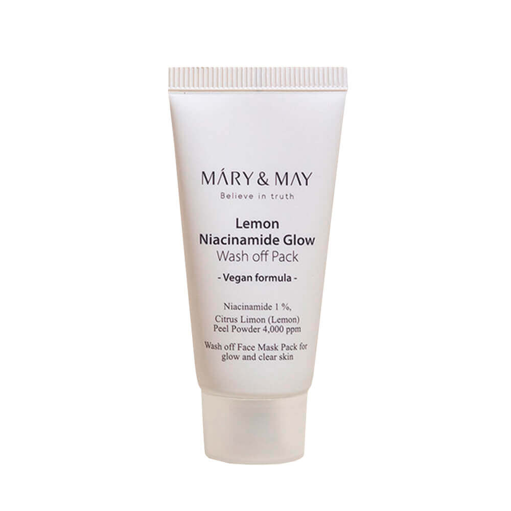 Mary&May Lemon Niacinamide Glow Wash Off Pack Глиняная маска для сияния кожи 30 гр 1 Mary&May Lemon Niacinamide Glow Wash Off Pack Глиняная маска для сияния кожи 30 гр 1