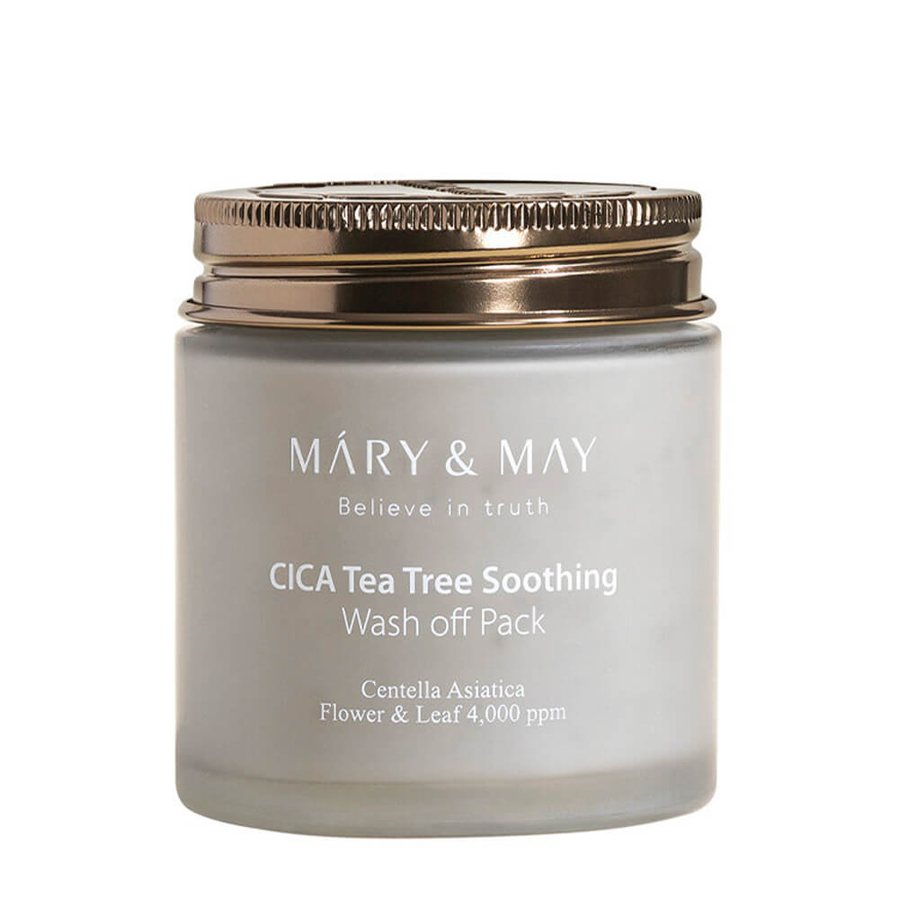 Mary&May Cica TeaTree Soothing Wash off Pack Глиняная маска для чувствительной кожи 125 гр 1 Mary&May Cica TeaTree Soothing Wash off Pack Глиняная маска для чувствительной кожи 125 гр 1