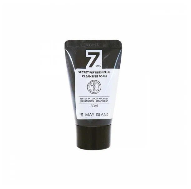 May Island 7 Days Secret Peptide 8 Plus Cleansing Foam Очищающая пенка с пептидным комплексом  30 мл 1