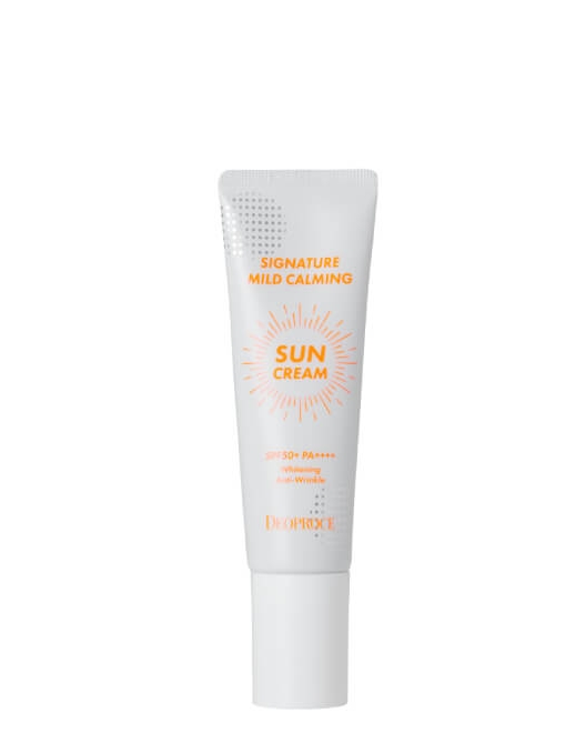 Deoproce Signature Mild Calming Sun Cream SPF50+ PA++++ Успокаивающий солнцезащитный крем 50 мл 1 Deoproce Signature Mild Calming Sun Cream SPF50+ PA++++ Успокаивающий солнцезащитный крем 50 мл 1