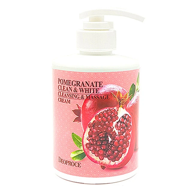 Deoproce Pomergranate Clean & White Cleansing & Massage Cream Массажный очищающий крем для лица и тела с гранатом 430 мл 1 Deoproce Pomergranate Clean & White Cleansing & Massage Cream Массажный очищающий крем для лица и тела с гранатом 430 мл 1